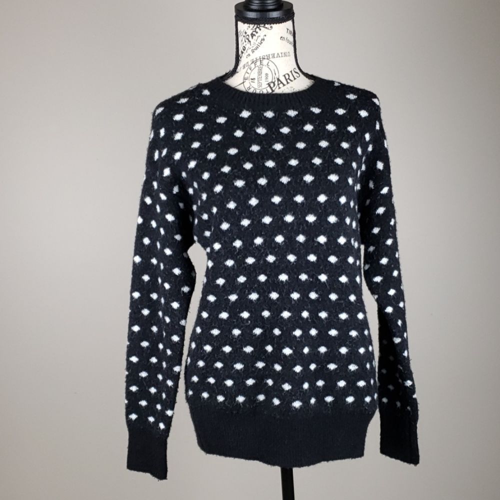 {John + Jenn} Anthropologie polka dot sweater - Picture 2 of 7